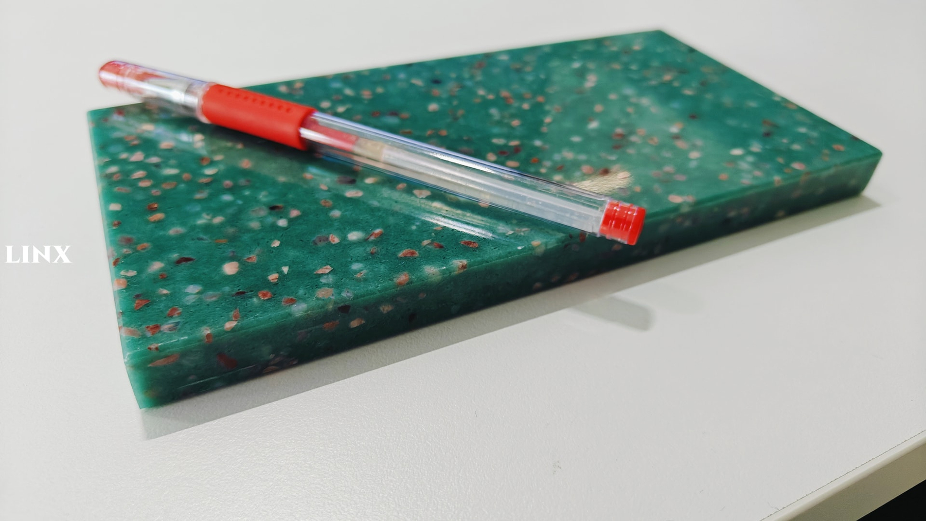 LXM009 GREEN SPIRIT JADE STONE SAMPLE - LINX SURFACES