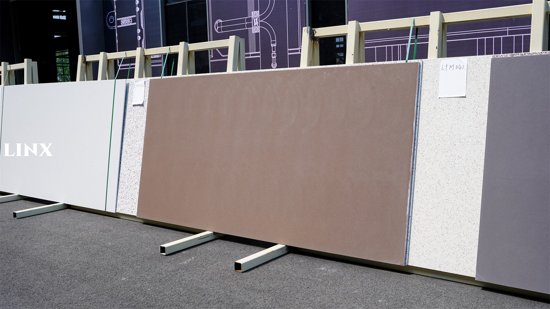 LXM026 NICE COFFEE JADE STONE FOR COUNTERTOPS 2 LINX SURFACES