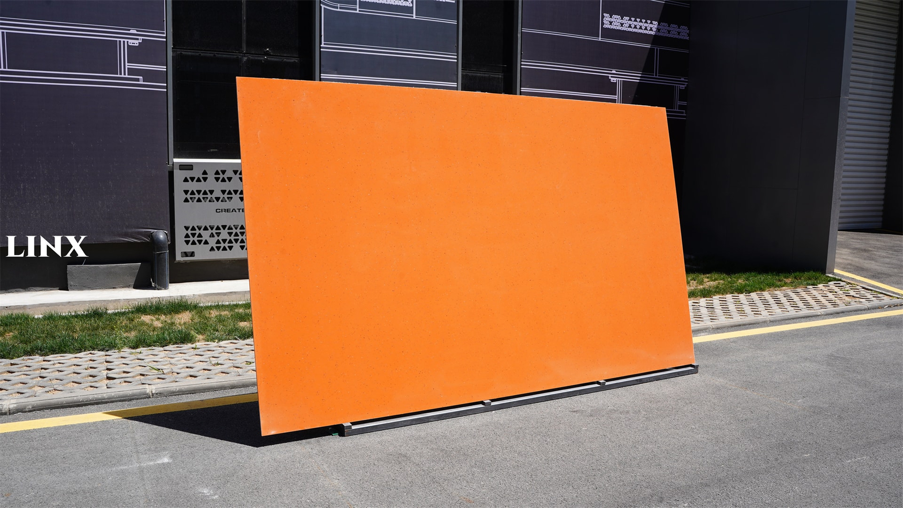 LXM076 ORANGE SOUL JADE STONE FOR COUNTERTOPS 1 LINX SURFACES