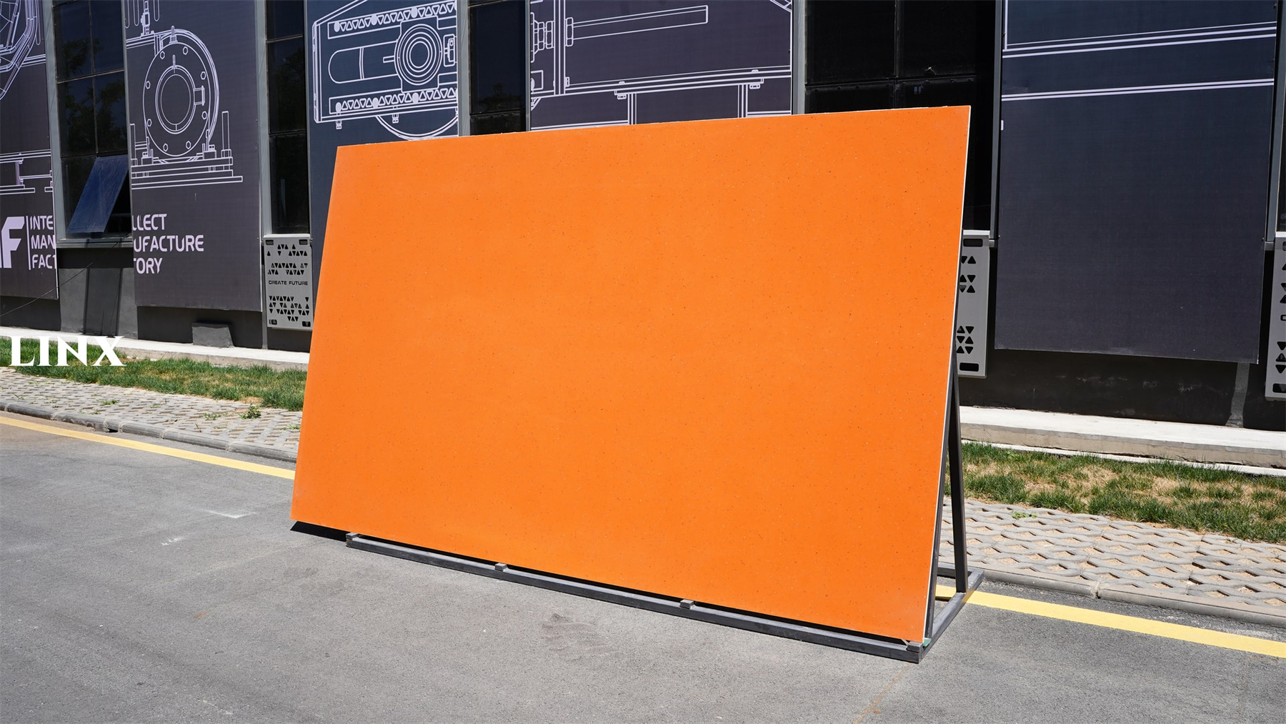 LXM076 ORANGE SOUL JADE STONE FOR COUNTERTOPS 2 LINX SURFACES