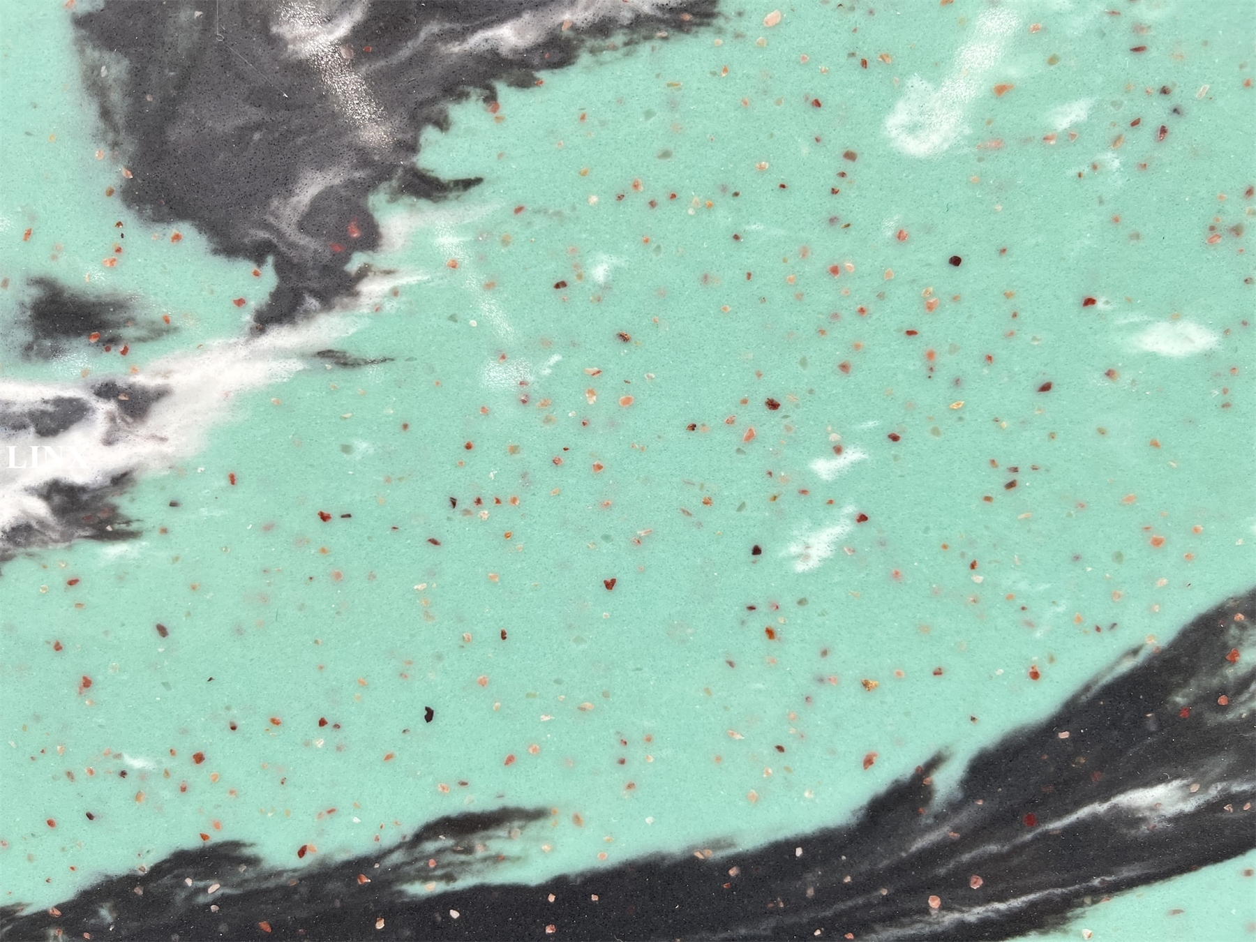 LXM6770 Wide Green Jade Stone Close Up 2 Linx Surfaces