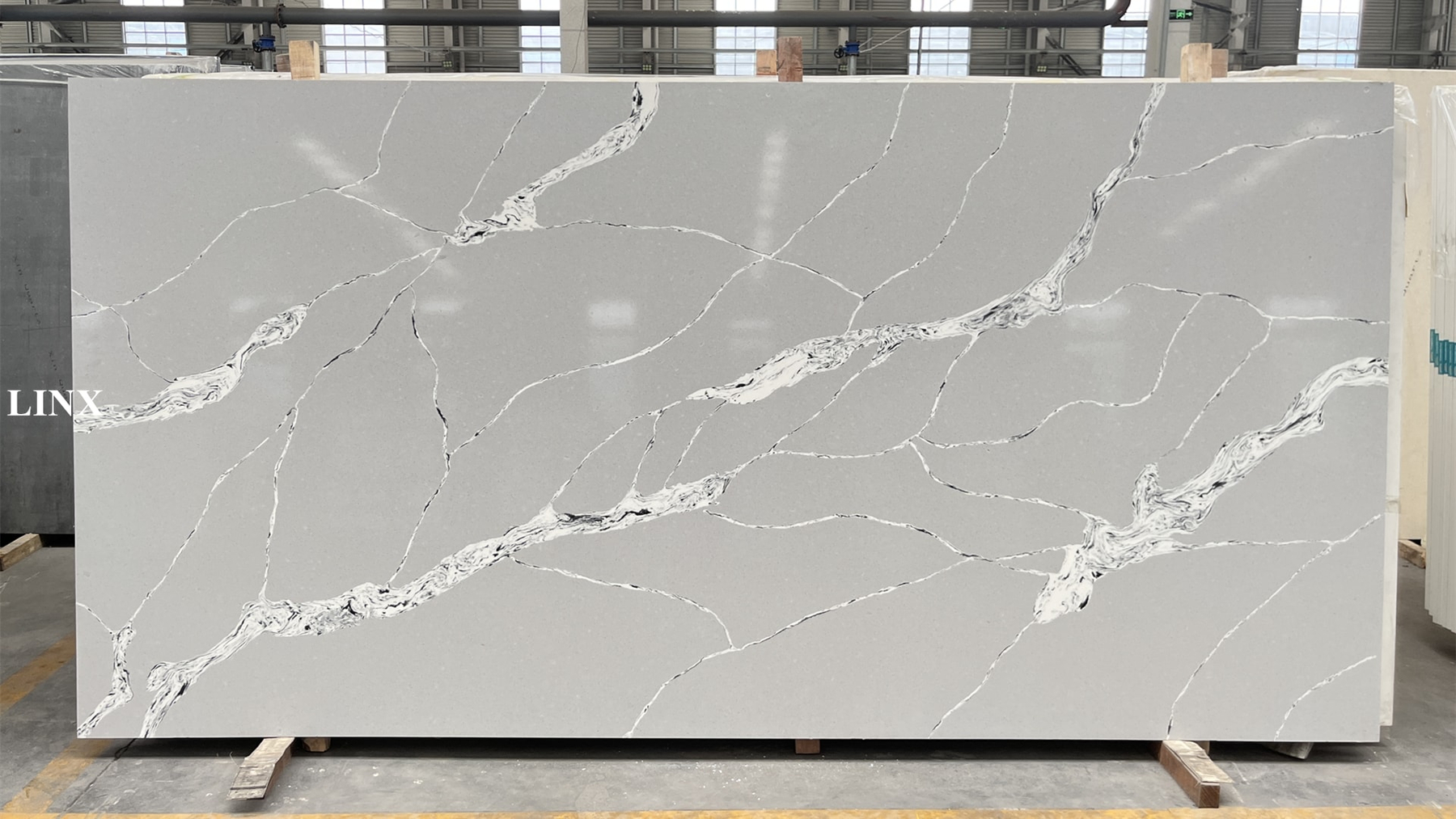 LXM6781 Bright Grey Jade Stone Linx Surfaces