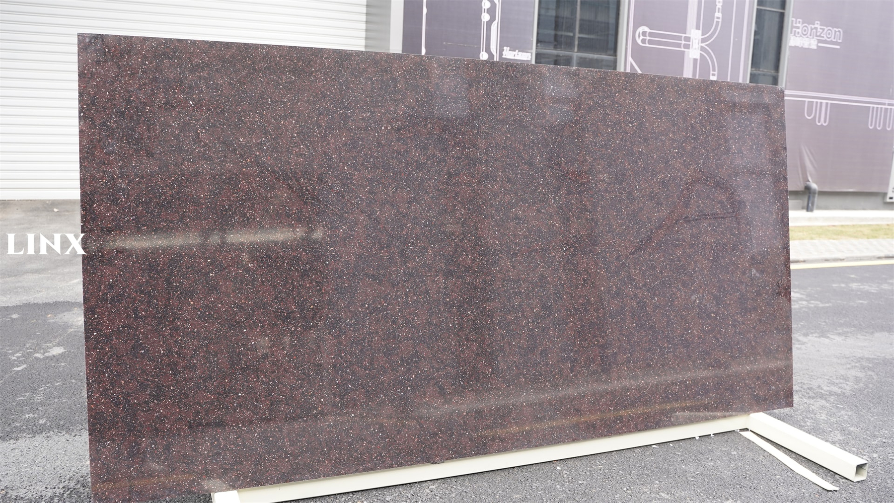 LXM9001 CHOCOLATE IMPRINT JADE STONE FOR COUNTERTOPS LINX SURFACES 1