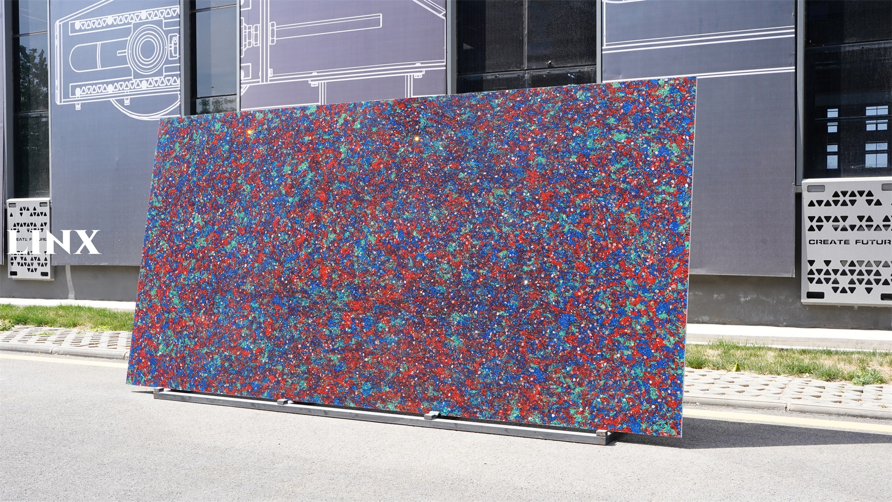 LXM9003A BLUE BLOSSOM JADE STONE FOR COUNTERTOPS 1 LINX SURFACES