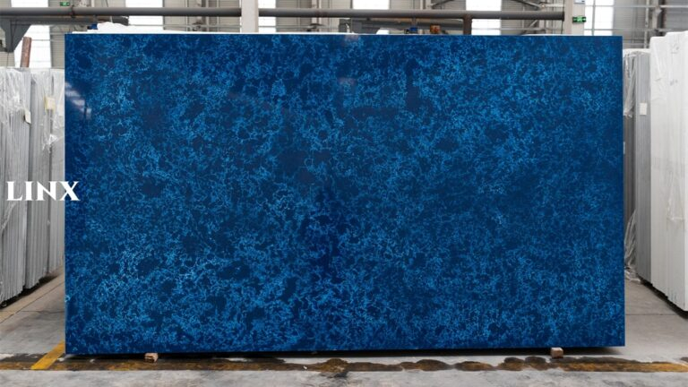 LXM9004 DEEP OCEAN JADE STONE FOR COUNTERTOPS FEATURE LINX SURFACES