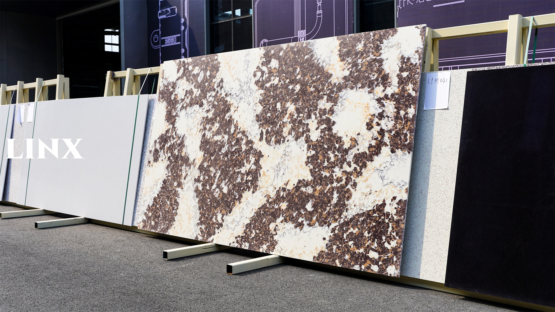 LXM9005 MAZING KAKI JADE STONE FOR COUNTERTOPS 2 LINX SURFACES