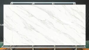 LXX02 Snow White Sintered Stone Feature Linx Surfaces