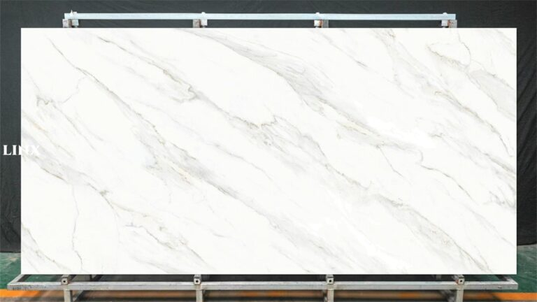 LXX02 Snow White Sintered Stone Feature Linx Surfaces