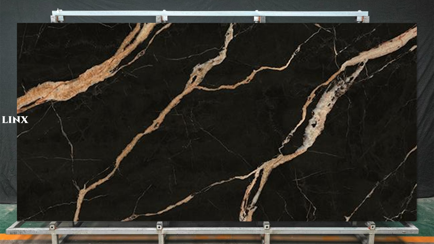 LXX137 Night Gold Sintered Stone Main Linx Surfaces