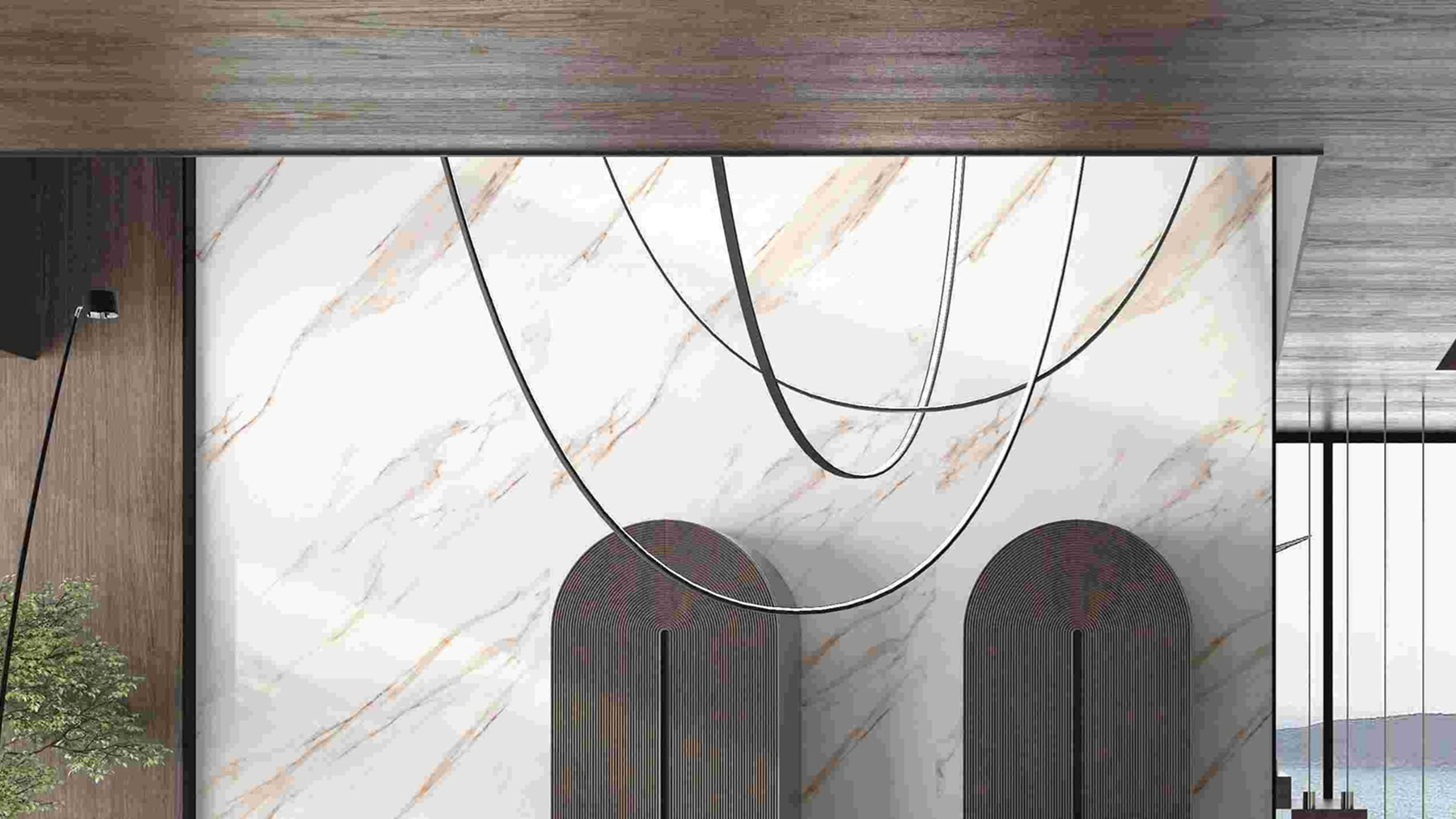 LXX47 Gadal Gold Effect Sintered Stone Linx Surfaces