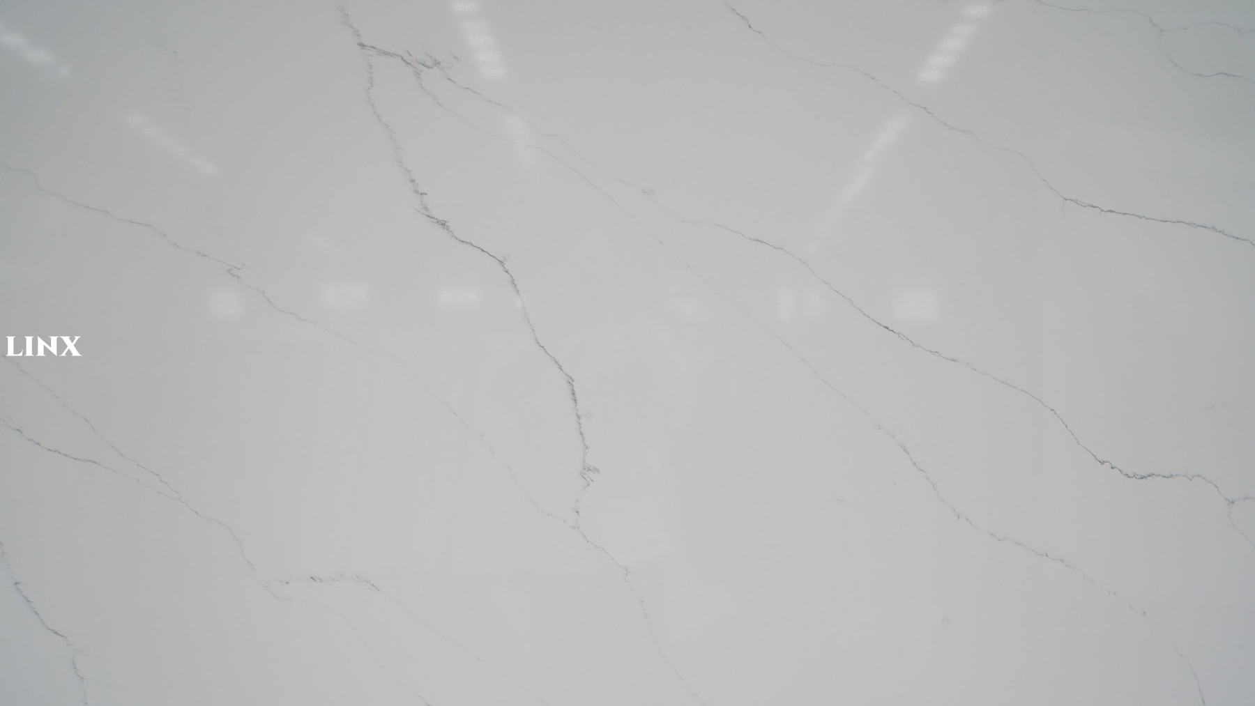 LX052 CALACATTA WHITE QUARTZ STONE 3 LINX SURFACES