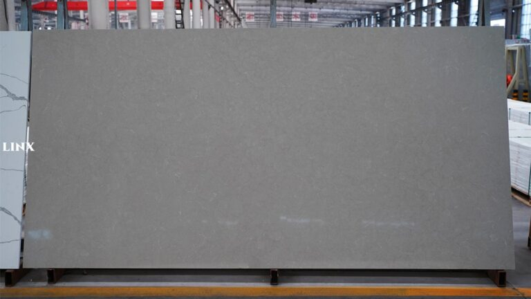 LX103 CARRARA GREY QUARTZ STONE FEATURE LINX SURFACES