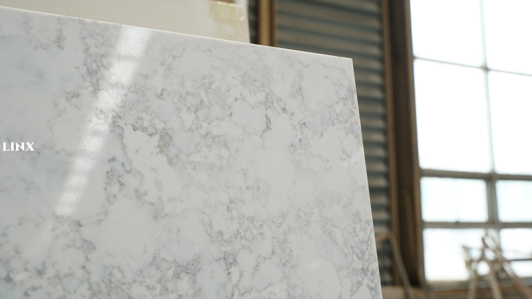 LX1202 CALACATTA MARBEL QUARTZ STONE DETAIL 5 LINX SURFACES