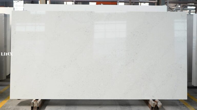 LX201 UNIQUE CARRARA QUARTZ STONE FEATURE LINX SURFACES