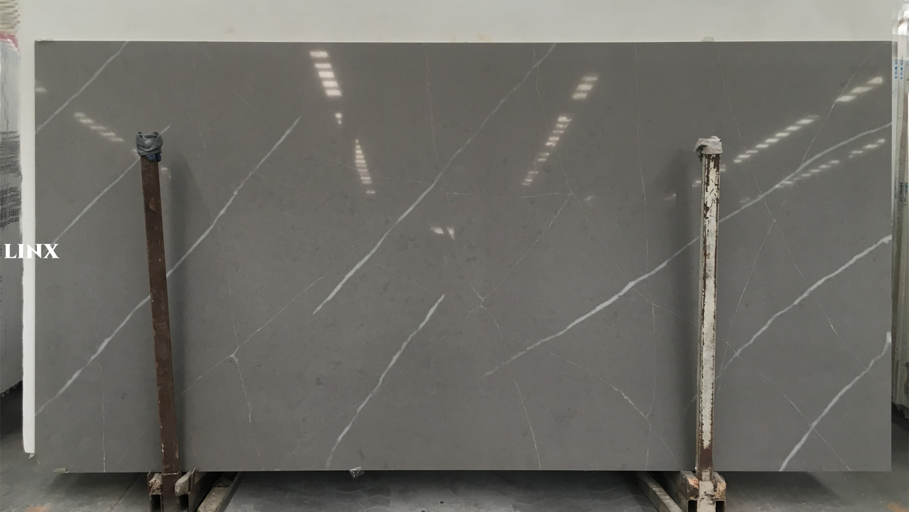 LX4048 CALACATTA GREY QUARTZ STONE LINX SURFACES
