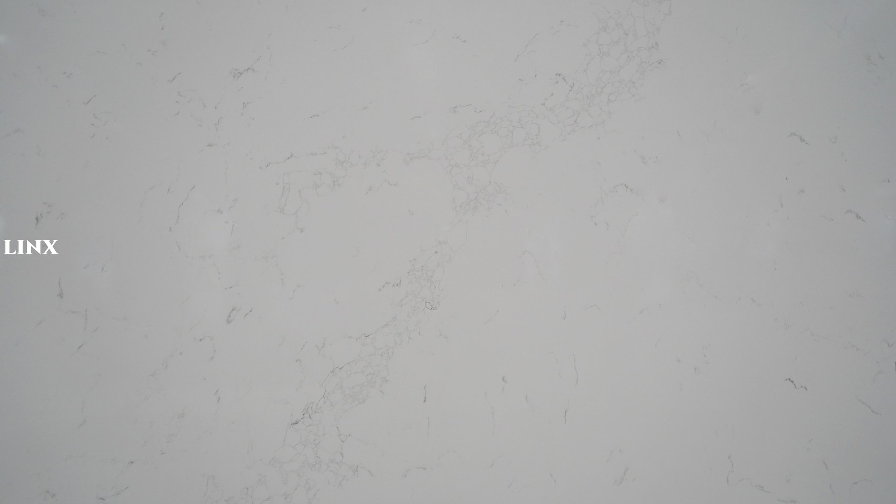 LX5031 CALACATTA WHITE QUARTZ STONE DETAIL LINX SURFACES