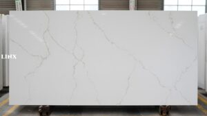 LX6152 CALACATTA GOLD QUARTZ STONE FEATURE LINX SURFACES