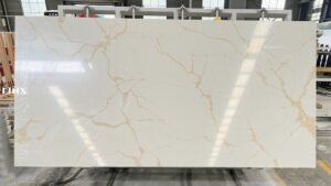 LX6170 CALACATTA GOLD QUARTZ STONE FEATURE LINX SURFACES