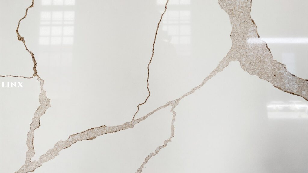 LX6684 CALACATTA GOLD QUARTZ STONE - LINX SURFACES