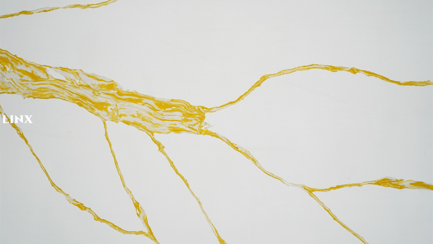 LX6848 CALACATTA GOLD QUARTZ STONE CLOSE UP 4 LINX SURFACES