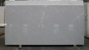 LX6864 CALACATTA GREY QUARTZ STONE FEATURE LINX SURFACES