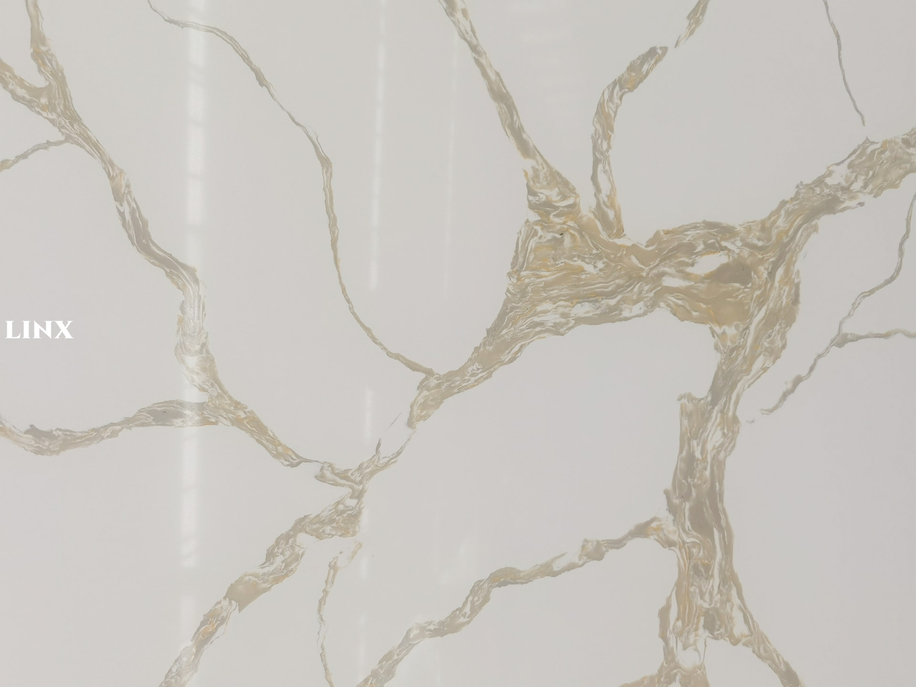 LX6883 CALACATTA GOLD QUARTZ STONE 2 LINX SURFACES
