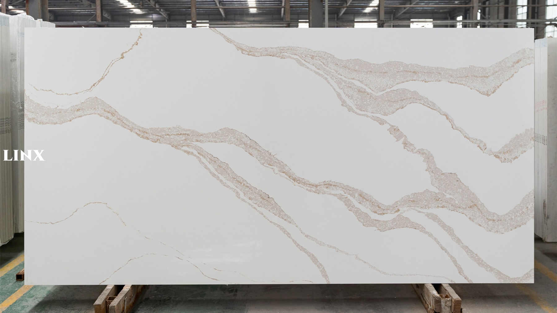 LX7289 CALACATTA GOLD QUARTZ STONE LINX SURFACES