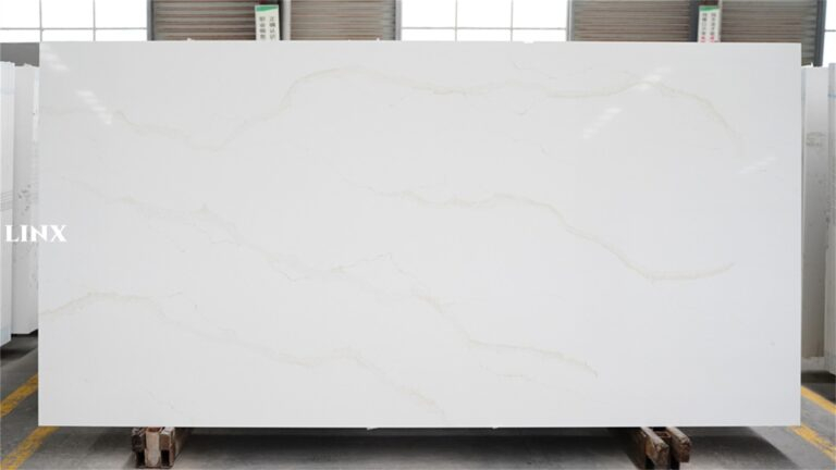LX8057 CALACATTA GOLD QUARTZ STONE FEATURE LINX SURFACES