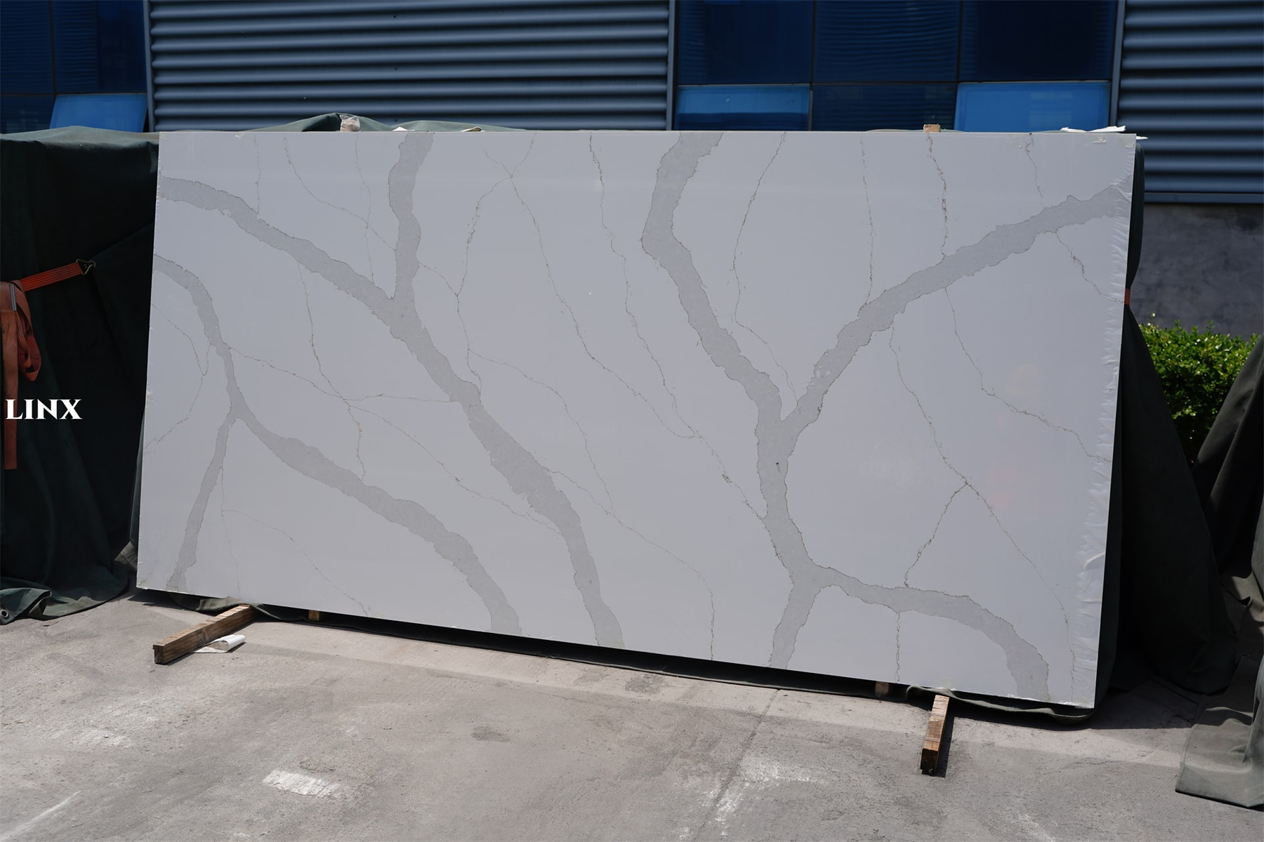 LX9003 CALACATTA GOLD QUARTZ STONE 3 LINX SURFACES