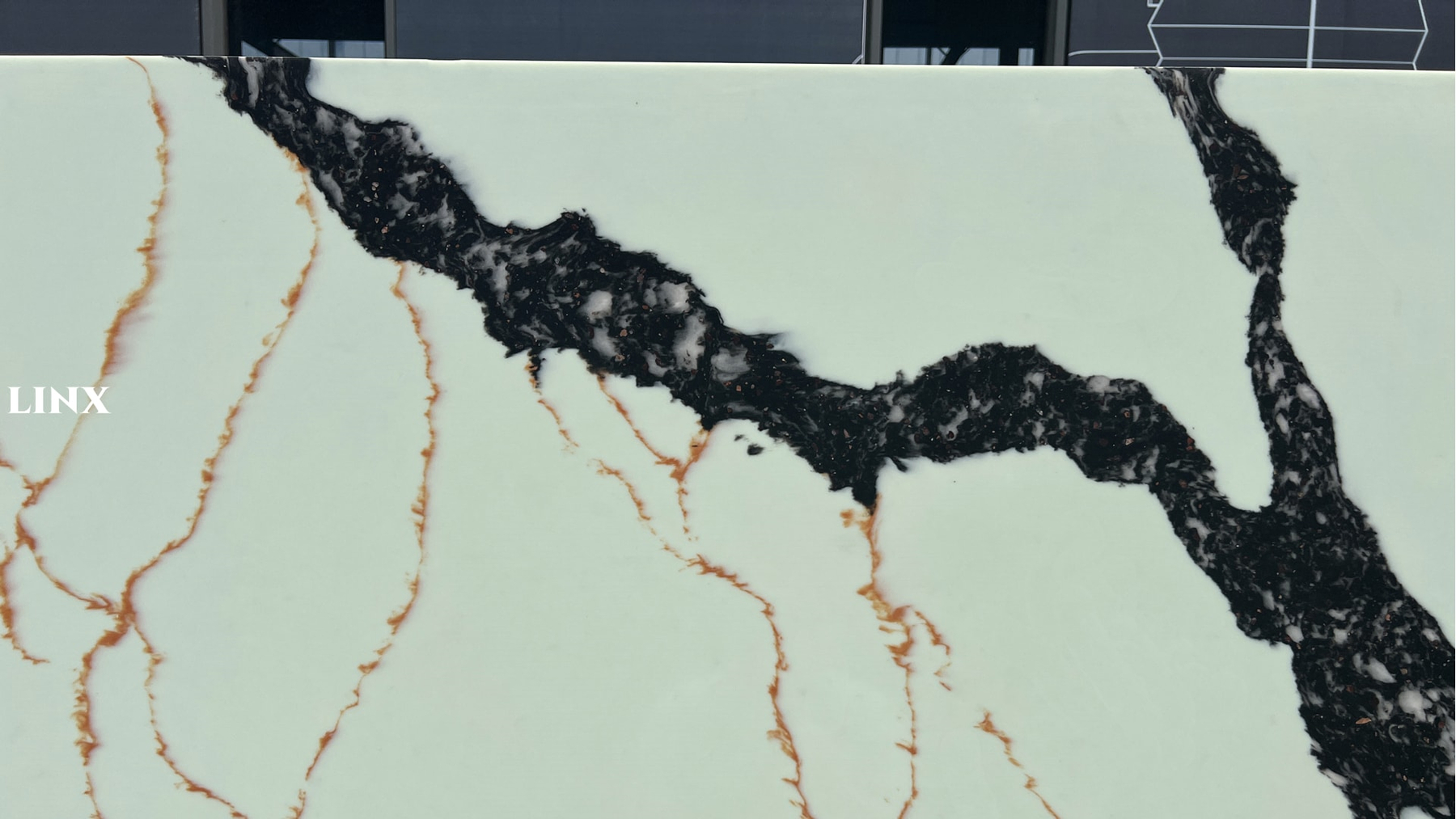 LXM9017 BLUISH GOLD JADE STONE CLOSE UP 1 LINX SURFACES