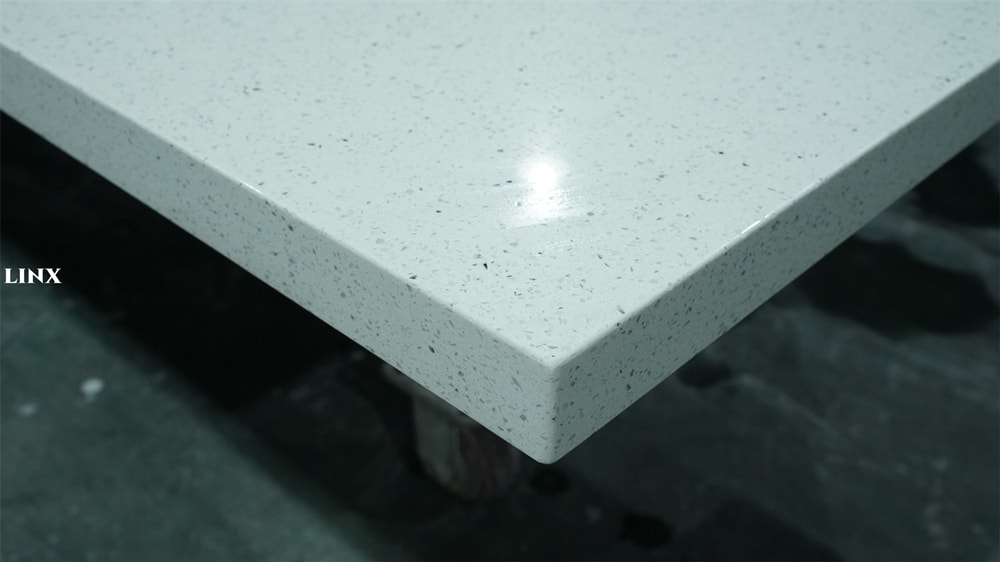 Sparkle White Quartz Stone Cheapest Feature