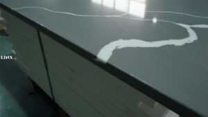 Top Grey Quartz Stone Calacatta Countertops Feature