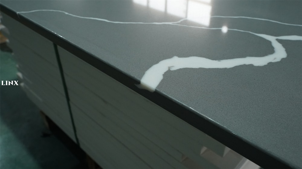 Top Grey Quartz Stone Calacatta Countertops Feature
