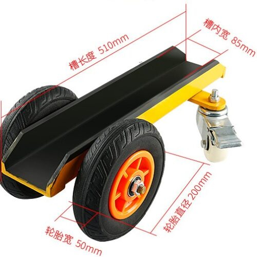 Four Wheel Trolley Stone Slab Carry 2