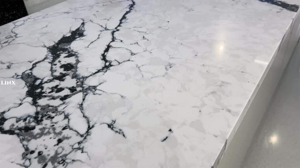 Luxury DUVAL WHITE Quartz Countertop 7 Linx Surfaces
