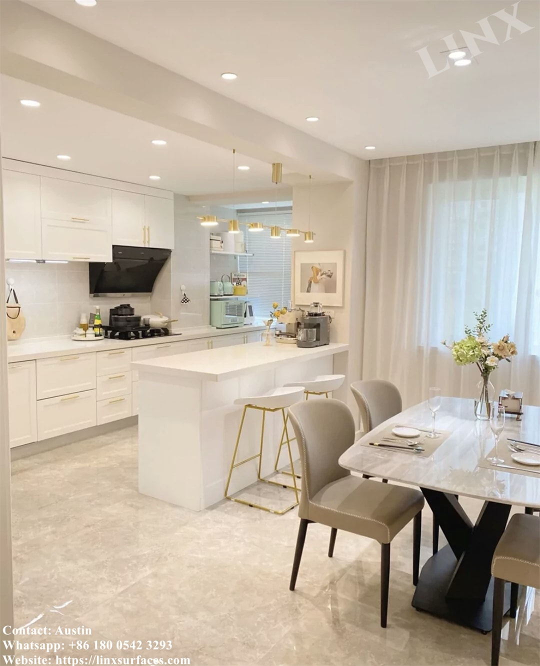 100 Quartz Countertops Design Ideas For Kitchen Linx Surfaces (16)