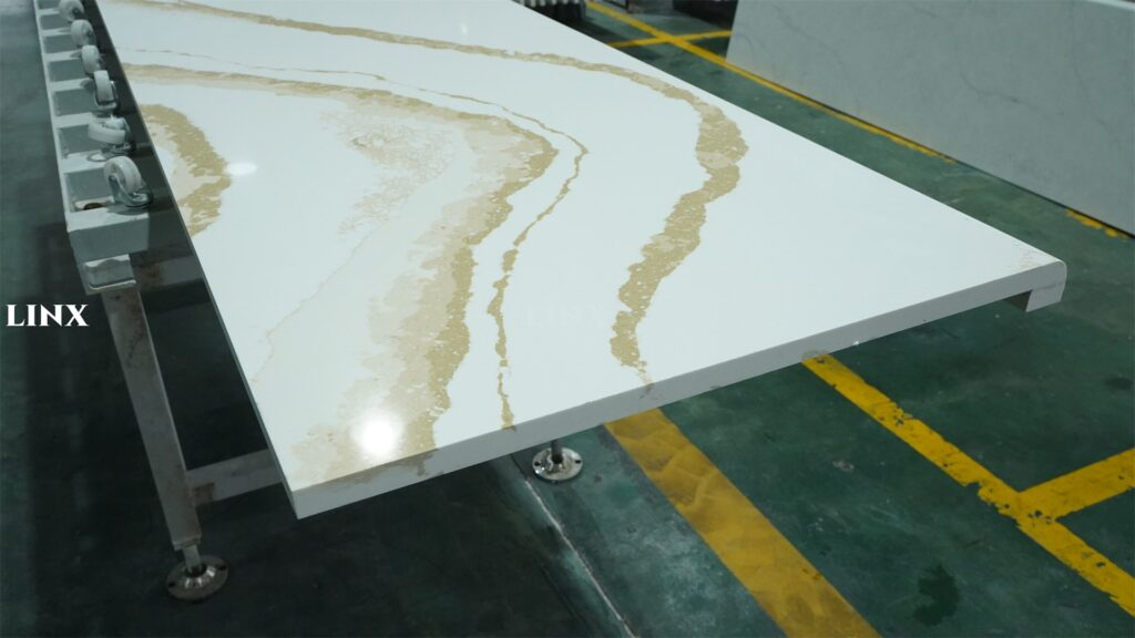Calacatta Gold Super Quartz Countertops Detail Linx Surfaces