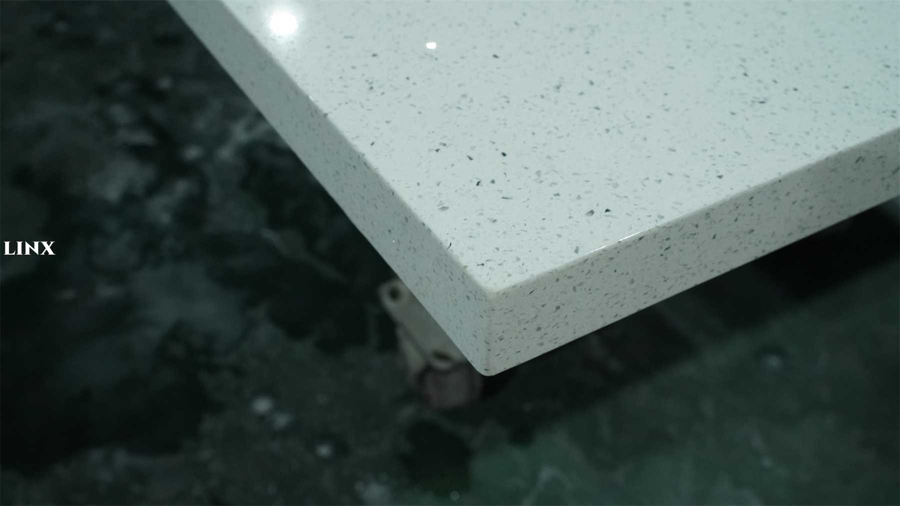 Diamond White Quartz Countertops Detail Linx Surfaces