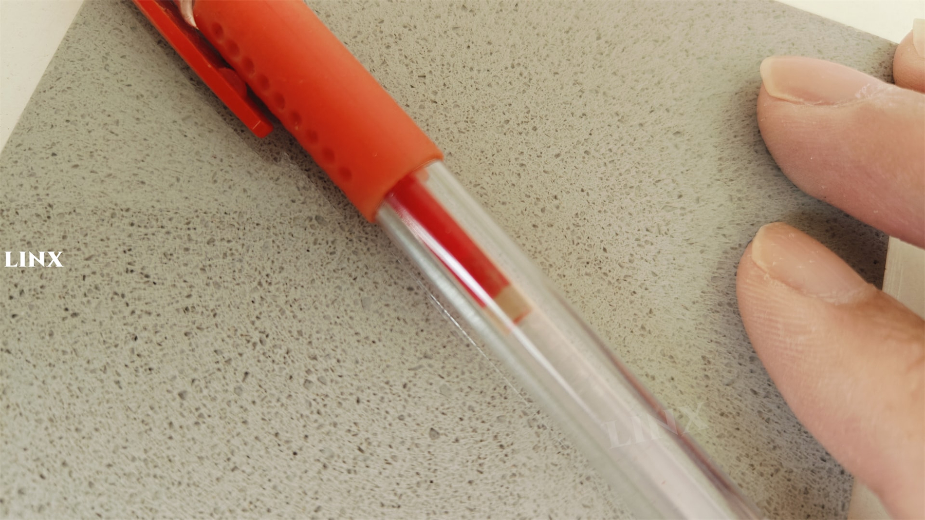 ES1104 FINE GREY QUARTZ STONE 3 LINX SURFACES