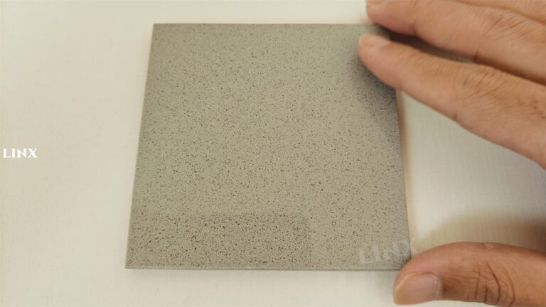 ES1104 FINE GREY QUARTZ STONE FEATURE LINX SURFACES