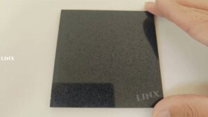 LX1315A FINE BLACK QUARTZ STONE FEATURE LINX SURFACES