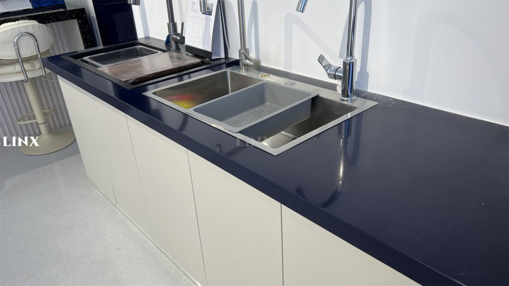 Navy Blue Jade Quartz Countertops Linx Surfaces