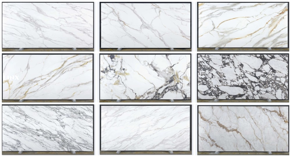 Printed Quartz Stone Calacatta Patterns Feature
