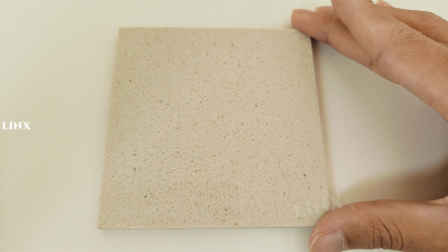 QUARTZ STONE SKY DESERT LX1320 SAMPLE DETAIL 1 - LINX SURFACES