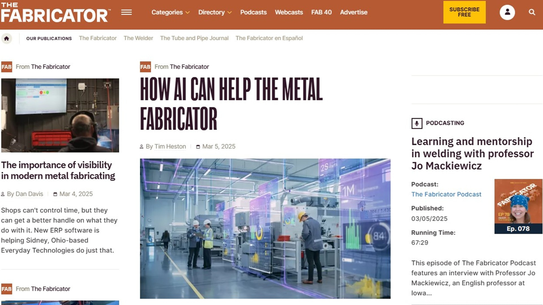 The Fabricator Top 10 Stone Industry Media Worldwide
