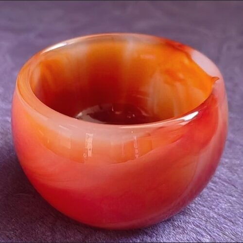 Natural High Quality Red Jade Stone Cup