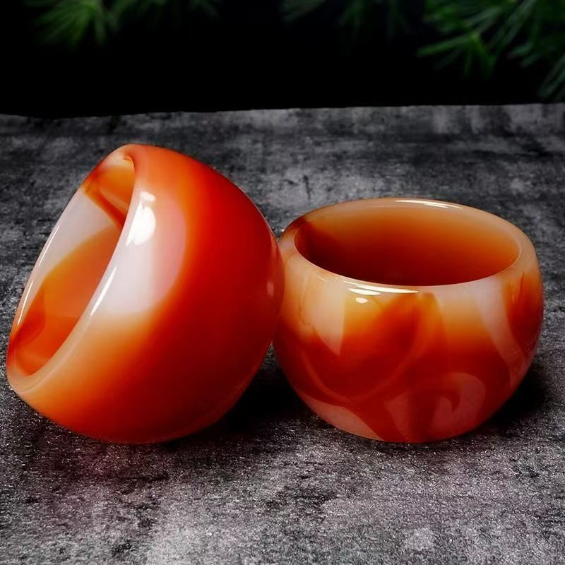Red Jade Stone Cup 1 Red Jade Stone Cup 1