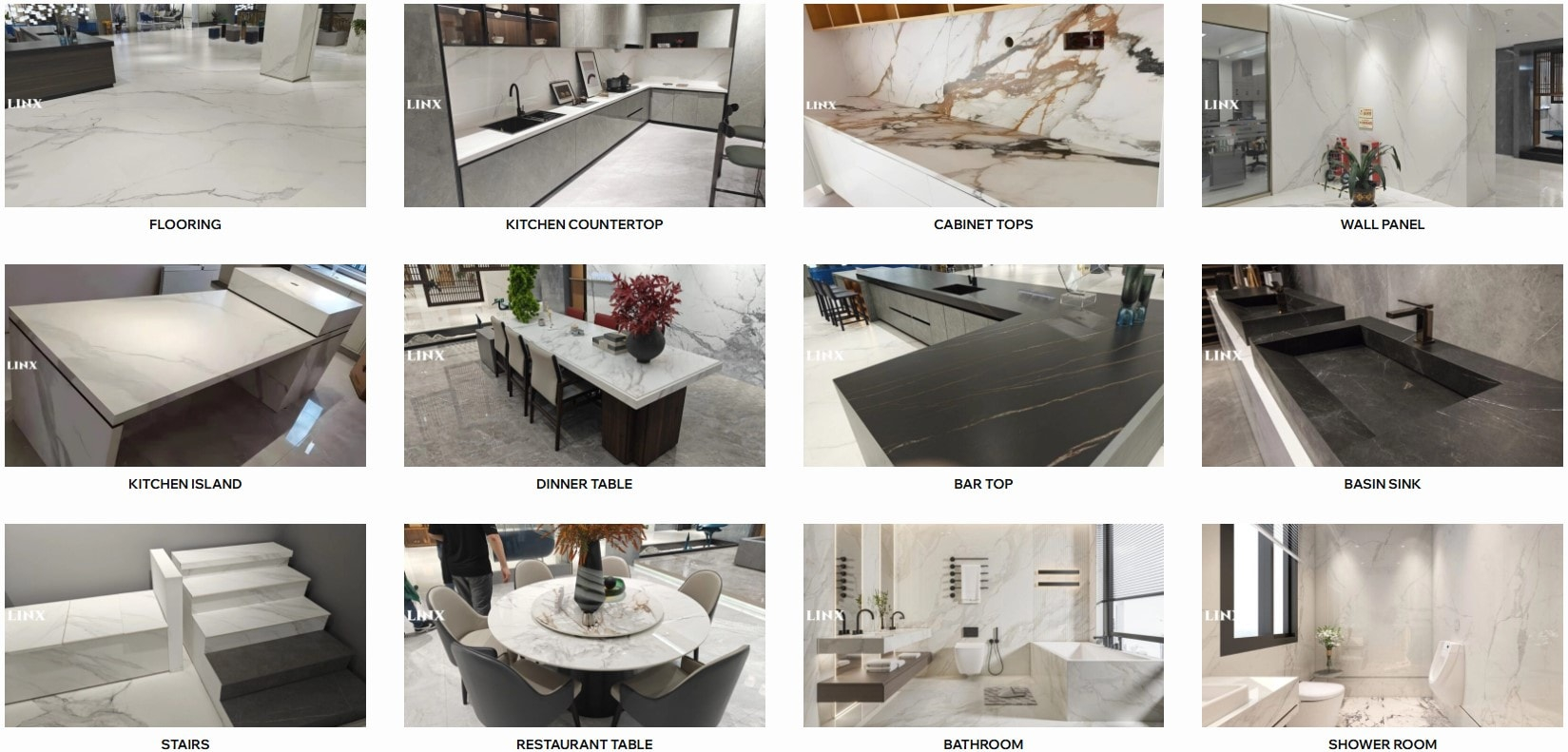 Sintered Stone Applications
