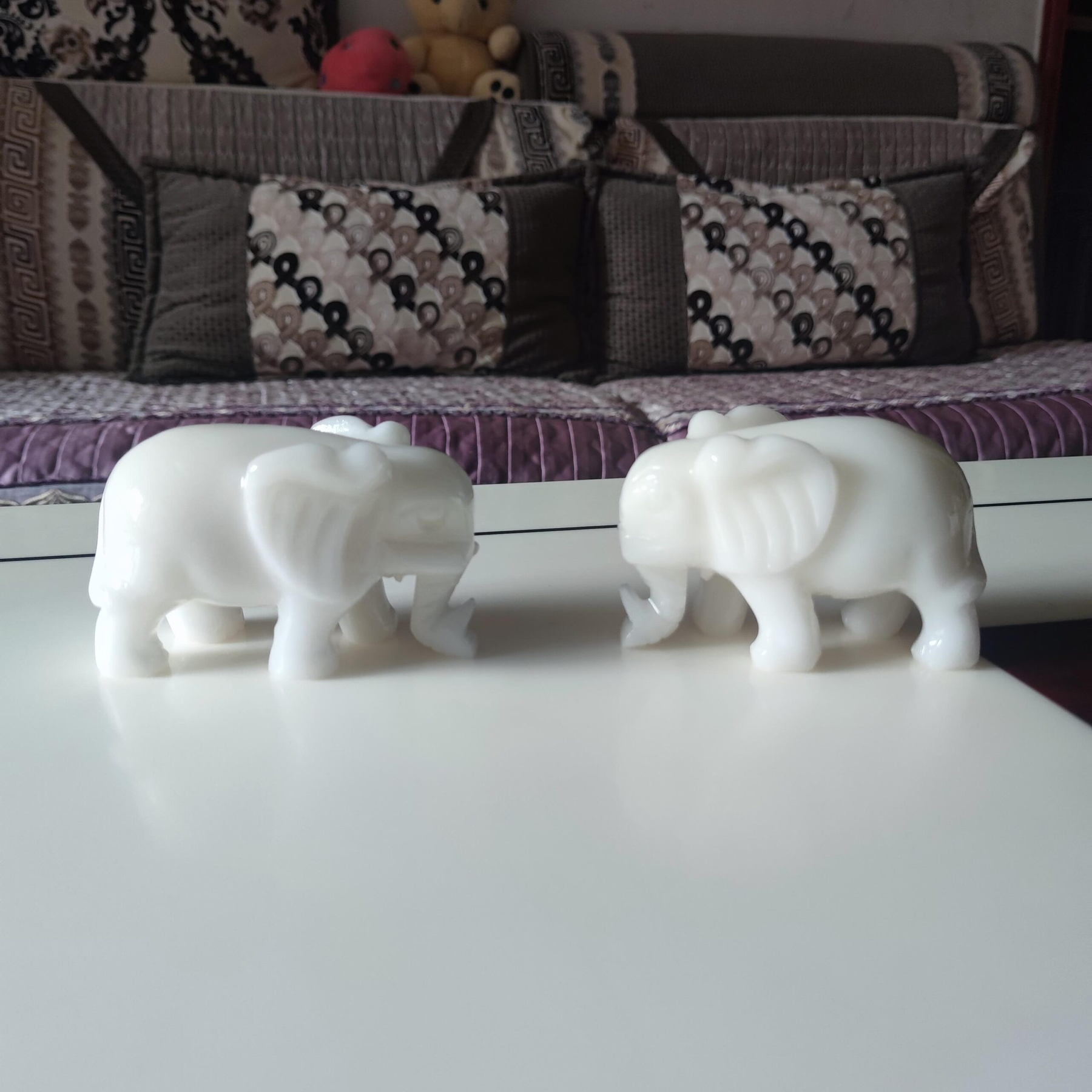 White Jade Stone Elephant (7) White Jade Stone Elephant (7)