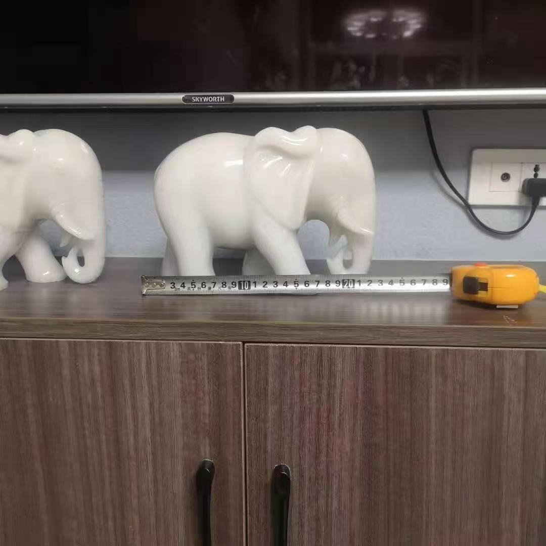 White Jade Stone Elephant (9) White Jade Stone Elephant (9)